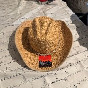 Tombstone Straw Cowboy Hat - NWT - One Size Fits Most
